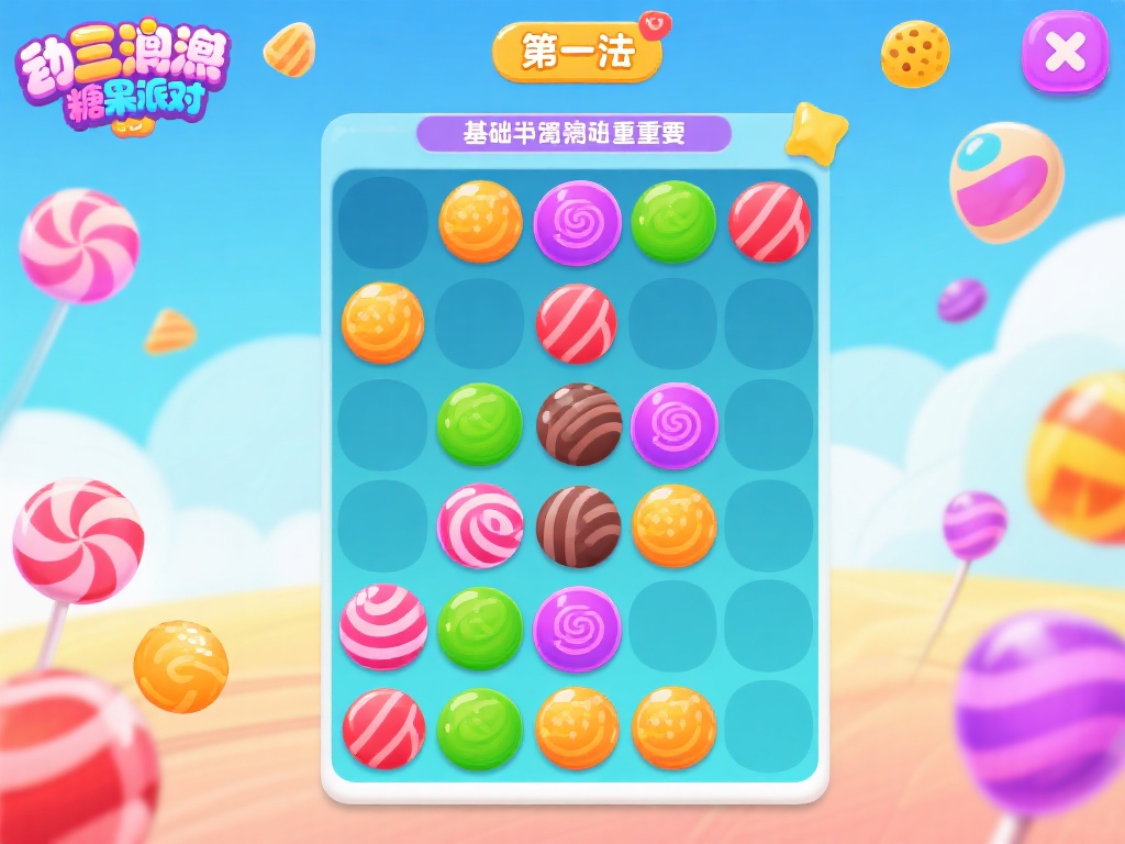 作为三消类游戏，《糖果派对》的基础玩法非常重要。玩