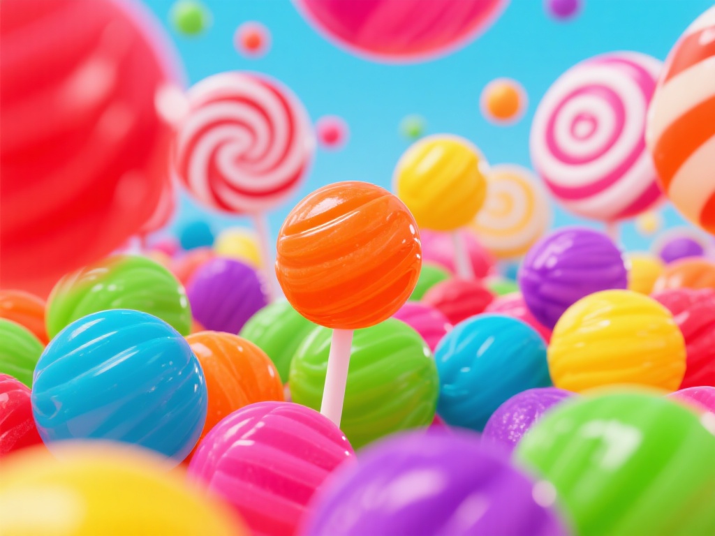 探秘糖果派对：五彩糖果造型的独特魅力