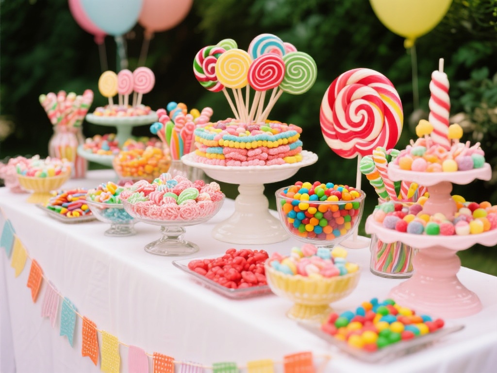 糖果派对魅力
在多数人的记忆中，糖果总是伴随着欢