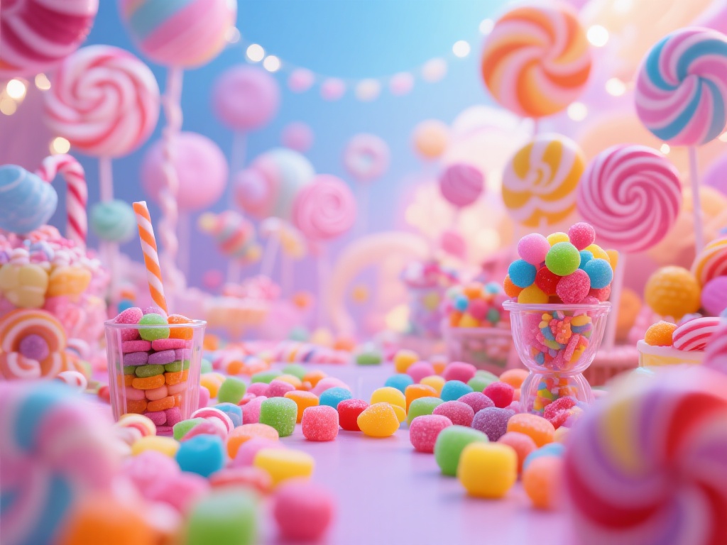 梦幻糖果派对:甜美糖果图片精选合集 糖果,这些五颜六色的小零食,不仅能挑逗味蕾,还能让