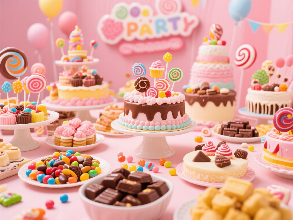糖果派对欢乐开启,甜蜜时光不停歇! 众所周知,甜食不仅是味觉的享受,也是情绪的调节剂。