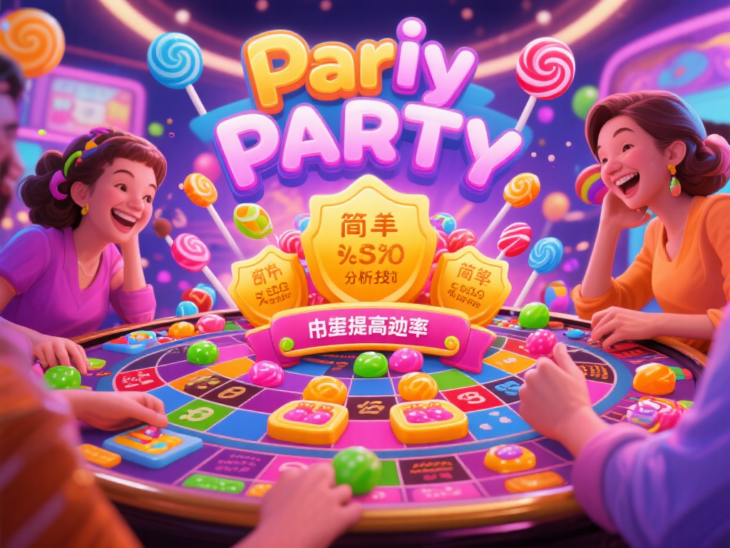 在娱乐场中，糖果派对游戏因其鲜艳的色彩和诱人的奖金