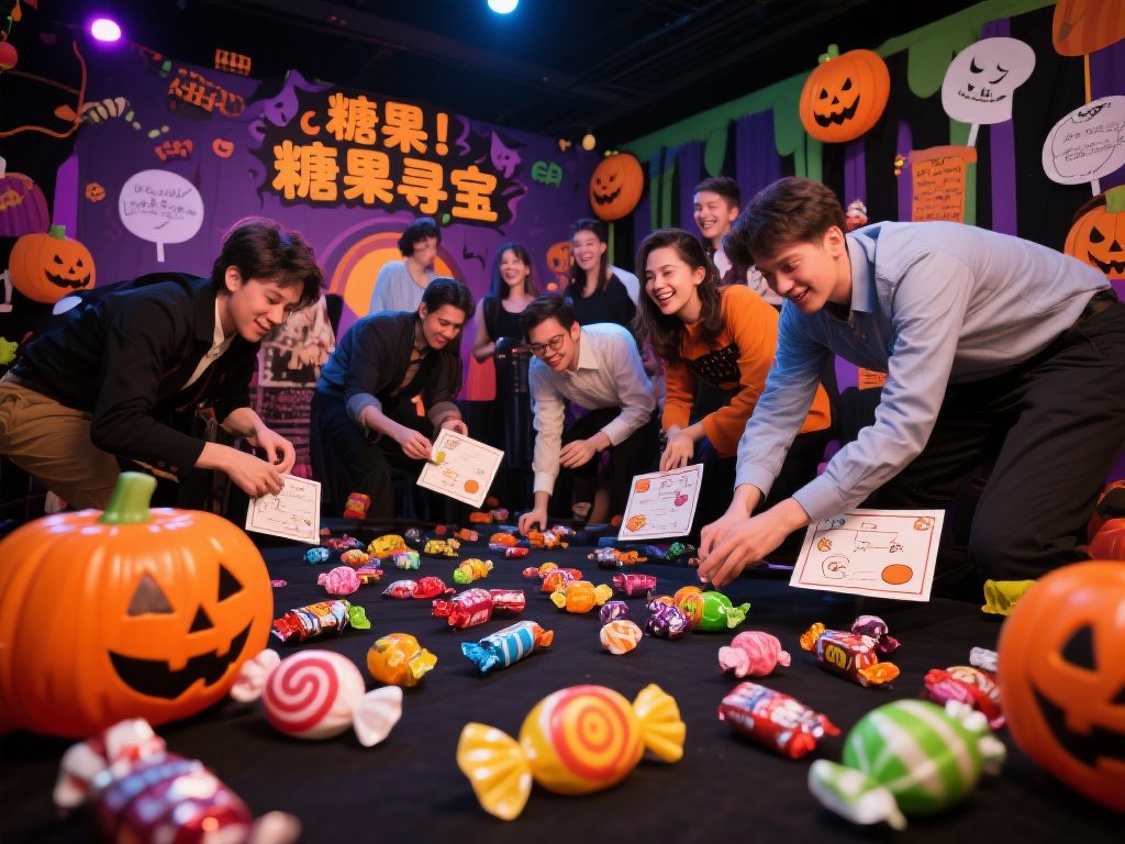 糖果捣蛋派对之所以与众不同，关键在于设置趣味十足的