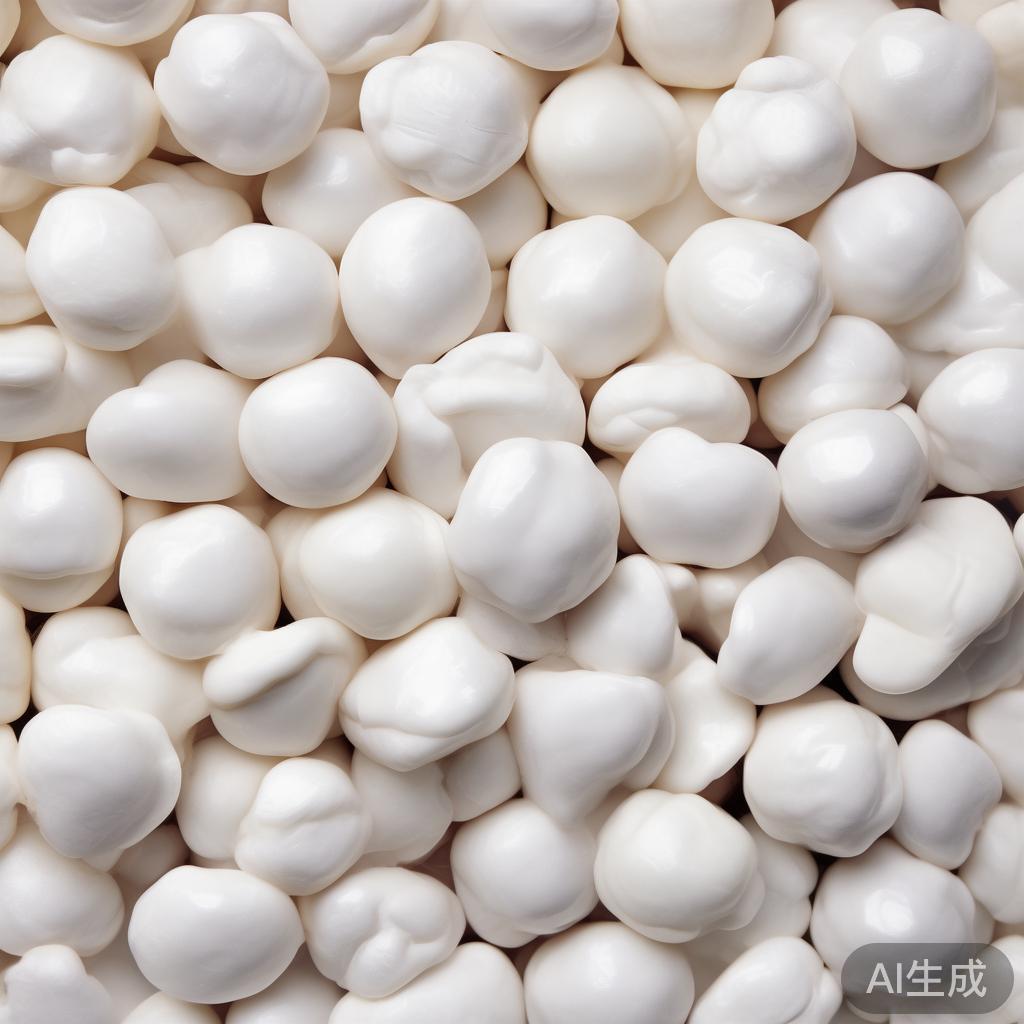 白色糖果在众多糖果中一直扮演特殊的角色。它们的颜色