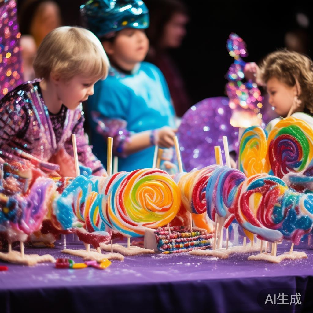 甜蜜梦幻:糖果派对引领银河奇幻之旅的不凡盛会 事件中的互动环节应贴合主题,增强体验感。例如,设有