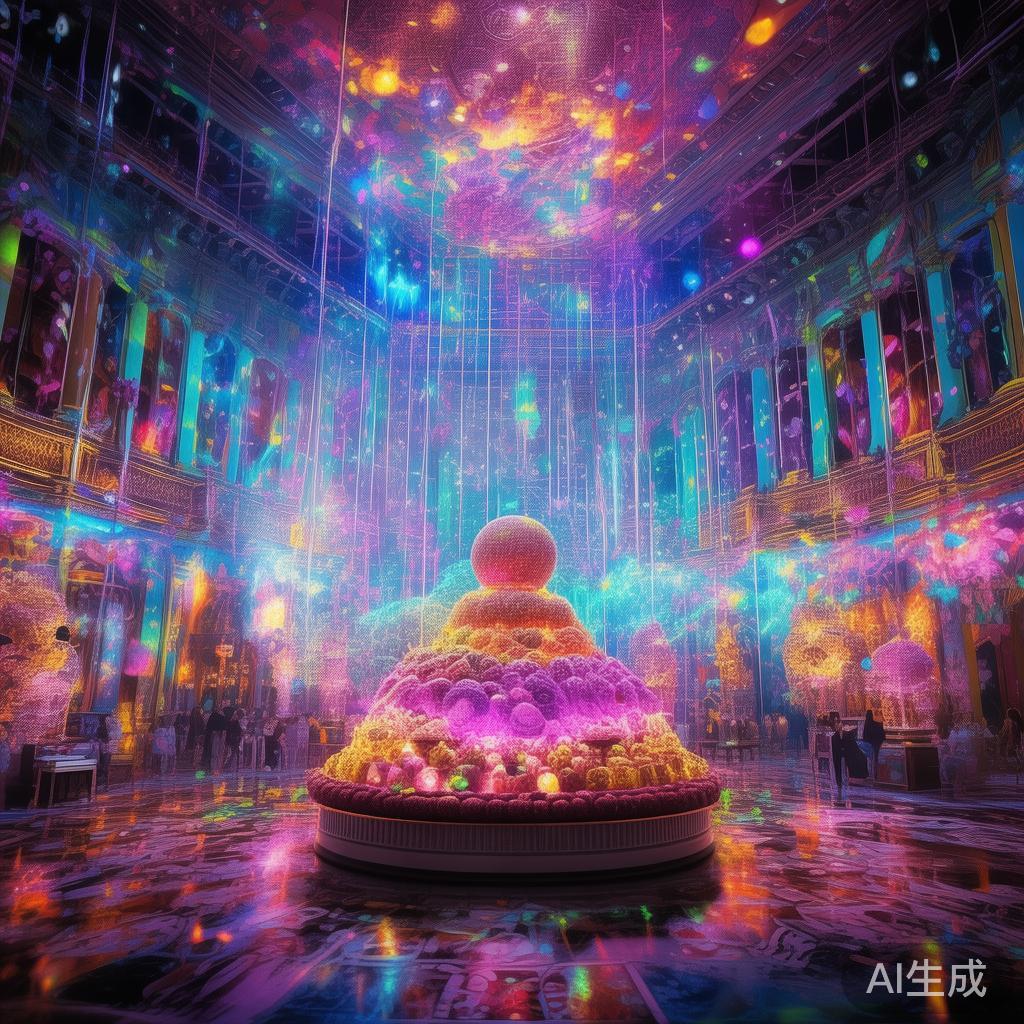 深圳糖果派对盛宴:甜蜜狂欢之夜精彩纷呈,尽享甜品盛世狂欢夜夜不停 除了丰富的糖果展览,盛宴现场还打造了梦幻灯光秀和动